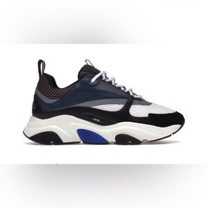 Dior B22 Black, White, and blue Sneakers